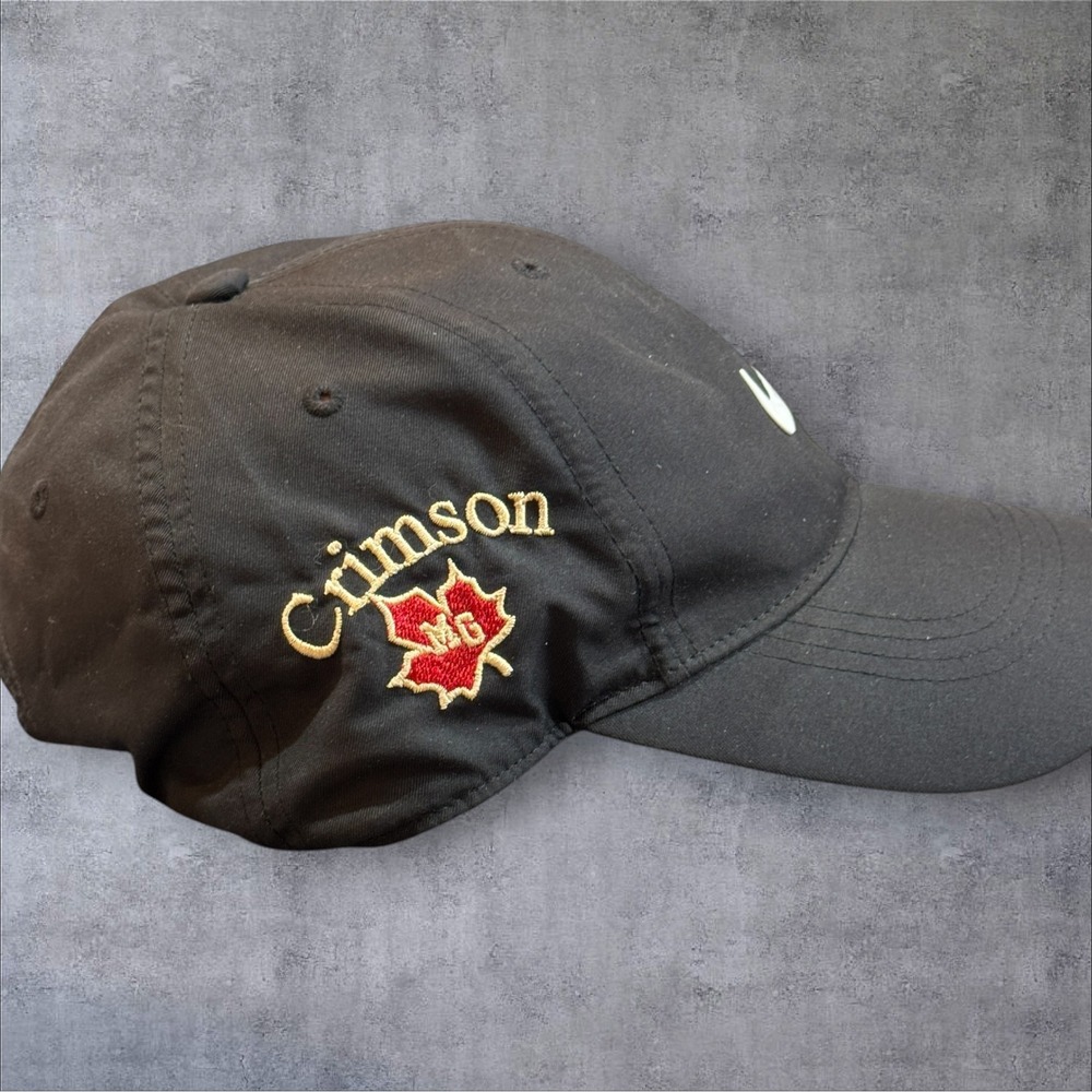 Nike Heritage86 Hat Maple Grove Crimson High School OSFM Black Cap